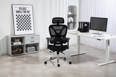 Activejet Activejet Fotel biurowy Ergonomiczny YK848 czarny