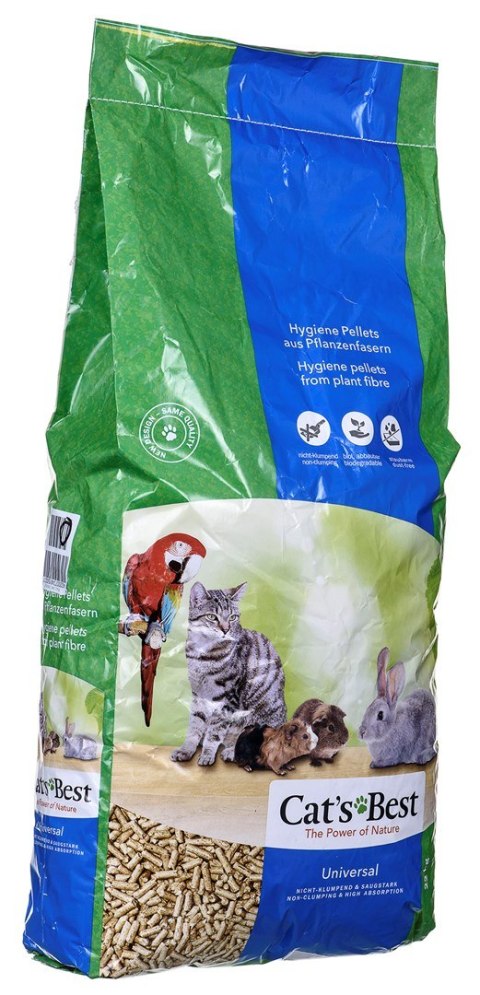 Cat's Best JRS Cats Best Universal - żwirek drewniany pellet - 22kg (WYPRZEDAŻ)