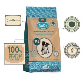 Folk FOLK Delikatny posiłek dla malucha z królikiem, cielęciną i marchewką ML 10kg