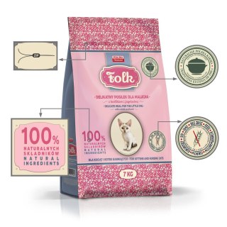 Folk FOLK Delikatny posiłek dla malucha z królikiem i jagnięciną 7kg