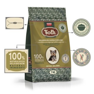 Folk FOLK Wielkopolska kaczka z królikiem, z dodatkiem aromatycznych jabłek i majeranku 7kg