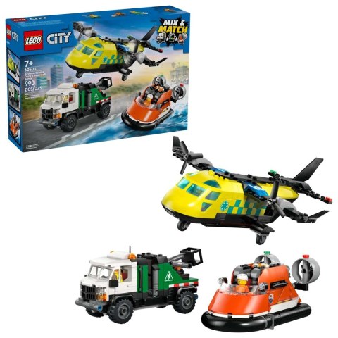 Lego LEGO City 60505 Samolot, wóz serwisowy i poduszkowiec