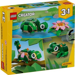 Lego LEGO Creator 31377 Żółw z kwiatem lilii wodnej