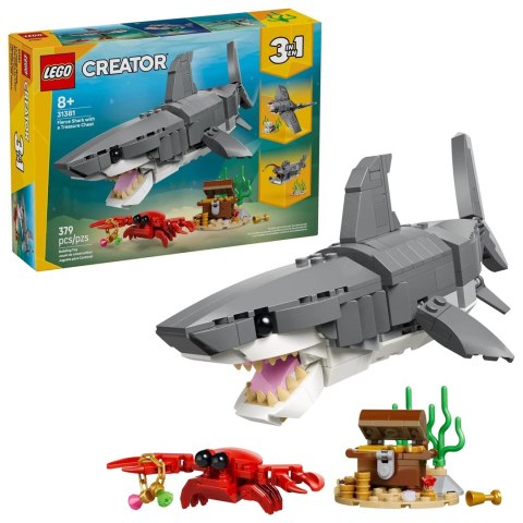 Lego LEGO Creator 31381 Groźny rekin ze skrzynią skarbów