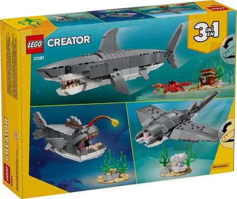 Lego LEGO Creator 31381 Groźny rekin ze skrzynią skarbów