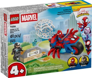 Lego LEGO Marvel Spiderman 11206 Spidey na motocyklu vs. Rhino