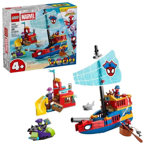 Lego LEGO Marvel Spiderman 11208 Piracki statek drużyny Spider-Mana