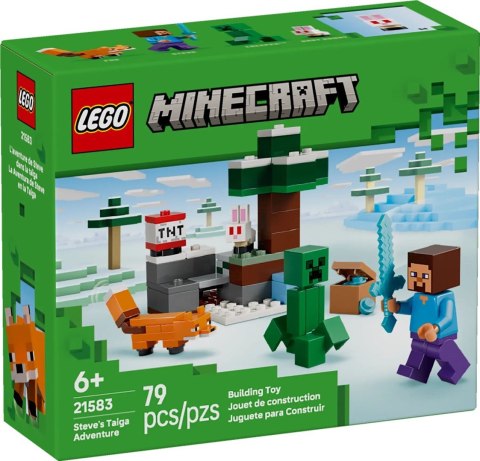 Lego LEGO Minecraft 21583 Przygoda Steve'a w tajdze