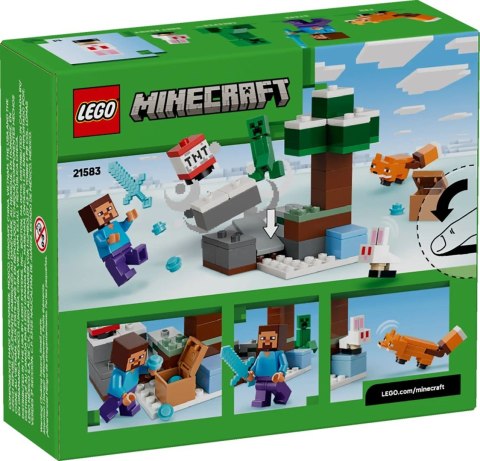 Lego LEGO Minecraft 21583 Przygoda Steve'a w tajdze