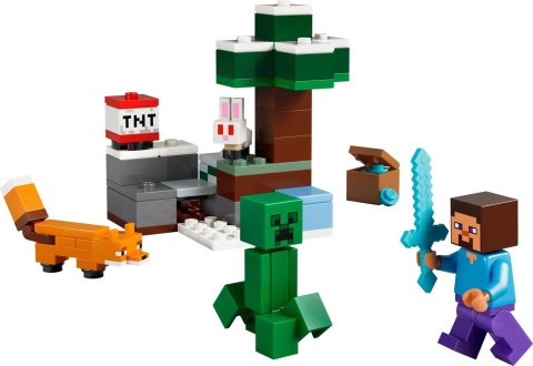 Lego LEGO Minecraft 21583 Przygoda Steve'a w tajdze