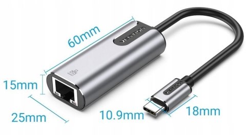 Vention Adapter Gigabit Ethernet Vention USB-C