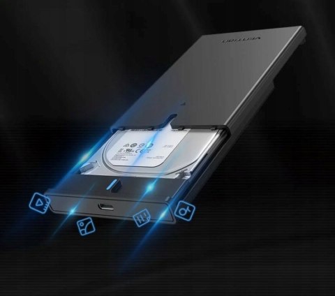 Vention Obudowa dysku twardego SATA 2,5" Vention USB 3.1 Gen2