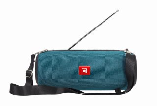 GEMBIRD GEMBIRD PRZENOŚNY GŁOŚNIK BLUETOOTH SPK-BT-17-G FM-RADIO, WBUDOWANY MIKROFON, KOLOR ZIELONY, USB, AUX, MICROSD