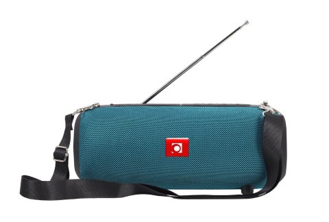 GEMBIRD GEMBIRD PRZENOŚNY GŁOŚNIK BLUETOOTH SPK-BT-17-G FM-RADIO, WBUDOWANY MIKROFON, KOLOR ZIELONY, USB, AUX, MICROSD