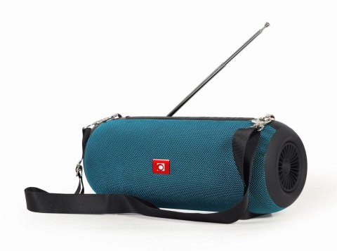 GEMBIRD GEMBIRD PRZENOŚNY GŁOŚNIK BLUETOOTH SPK-BT-17-G FM-RADIO, WBUDOWANY MIKROFON, KOLOR ZIELONY, USB, AUX, MICROSD