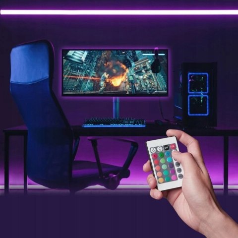 Vention Taśma świetlna Vention RGB FPC LED z pilotem IR zasilanie USB 5V 5m