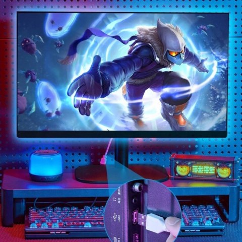 Vention Taśma świetlna Vention RGB FPC LED z pilotem IR zasilanie USB 5V 5m