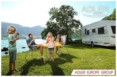 Adler Pralka turystyczna Adler AD 8051 (1000 obr/min; 3 kg; 370 mm; kolor niebieski) (WYPRZEDAŻ)