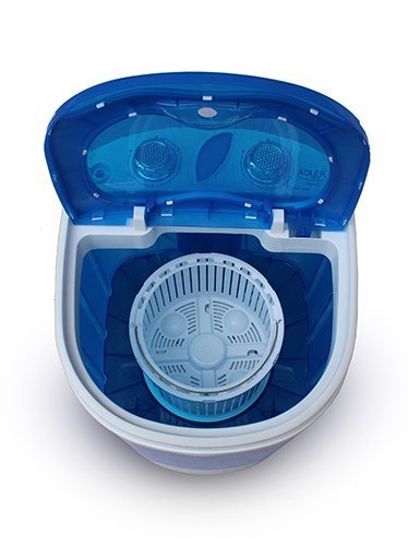 Adler Pralka turystyczna Adler AD 8051 (1000 obr/min; 3 kg; 370 mm; kolor niebieski) (WYPRZEDAŻ)