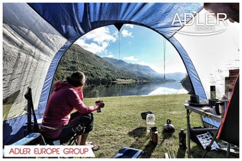 Adler Pralka turystyczna Adler AD 8051 (1000 obr/min; 3 kg; 370 mm; kolor niebieski) (WYPRZEDAŻ)