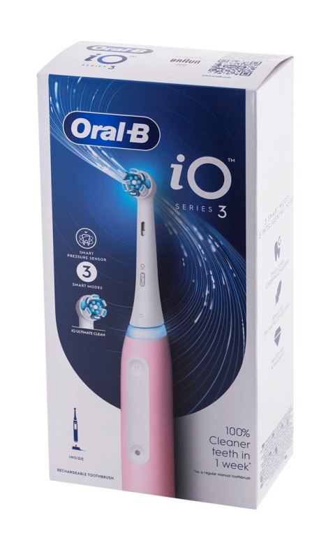Braun Braun Oral-B szczoteczka elektryczna iO 3 PINK (WYPRZEDAŻ)