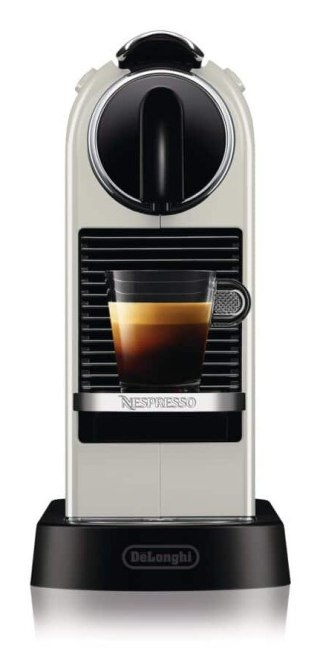 DeLonghi Ekspres kapsułkowy DeLonghi Citiz Nespresso EN167.W (1260W; kolor biały)