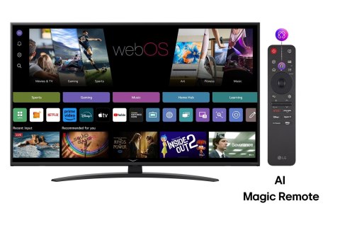 LG Telewizor LG NanoCell 50NANO81A3A 50'' 4K Ultra HD WebOS Dolby Digital DVB-T2 Czarny