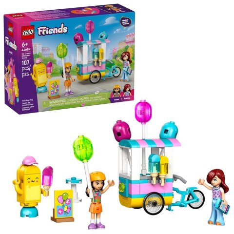 Lego LEGO Friends 42692 Stoisko z lodami i balonami