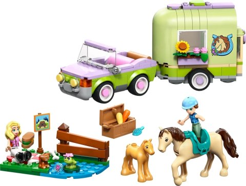 Lego LEGO Friends 42695 Przyczepa do przewozu źrebaków