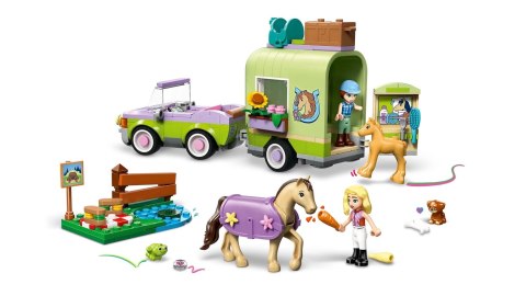 Lego LEGO Friends 42695 Przyczepa do przewozu źrebaków