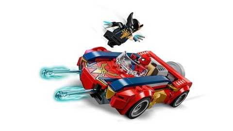 Lego LEGO Marvel Super Heroes 76336 Wolverine jako Venom i samochód Spider-Mana