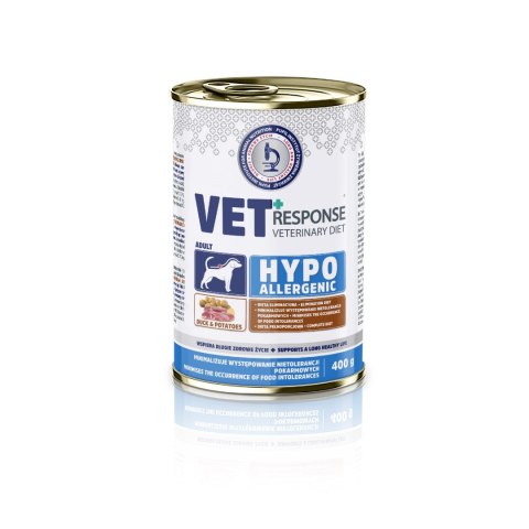 Vet Response VET RESPONSE Hypoallergenic kaczkakarma dla psa400g