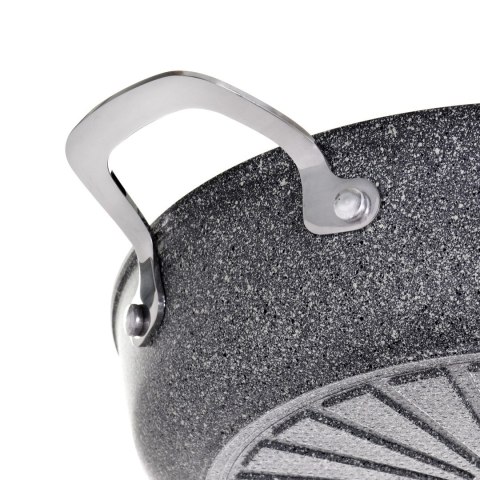 BALLARINI Patelnia BALLARINI Salina Granitium głęboka z 2 uchwytami granitowa 28 cm 75002-810-0