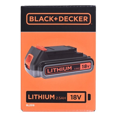 BLACK+DECKER Akumulator 18V, Li-lon 2,5Ah BL2518-XJ BLACK+DECKER