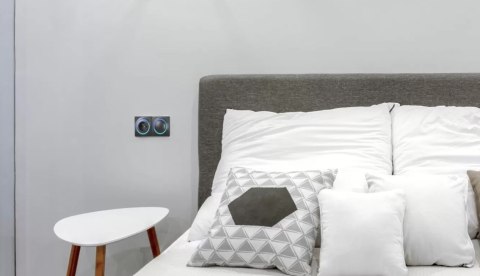 FIBARO Inteligentne gniazdko FIBARO Walli Outlet Type E, antracyt (FGWOE-011-8)