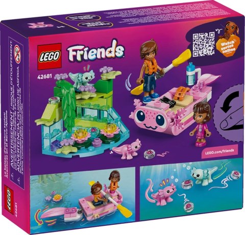 Lego LEGO Friends 42681 Łódź przygodowa z aksolotlem