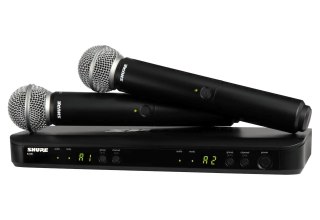SHURE Shure BLX288E/SM58-H8E - System bezprzewodowy z odbiornikiem i mikrofonami