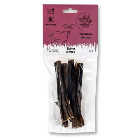 ZOYA ZOYA skóra z Kozy przysmak dla psa 80g