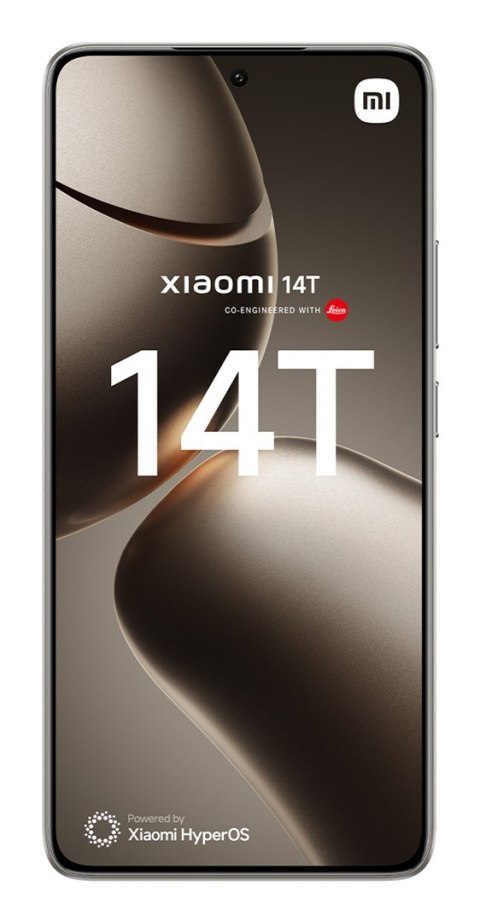 Xiaomi Smartfon Xiaomi 14T 5G Dual Sim 12/256GB Titan Grey (WYPRZEDAŻ)