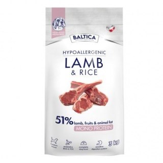 BALTICA BALTICA NUTRACEUTIC Hypoallergenic Lamb & Rice M 3kg