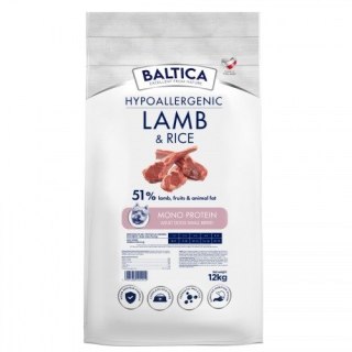 BALTICA BALTICA NUTRACEUTIC Hypoallergenic Lamb & Rice XS / S 12kg