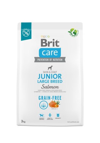 Brit BRIT Care Grain-Free Junior Large Breed Salmon - sucha karma dla psa - 3 kg (WYPRZEDAŻ)