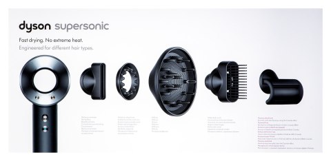 DYSON Suszarka do włosów DYSON HD07 Black/Nickel (WYPRZEDAŻ)