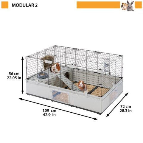 FERPLAST FERPLAST MODULAR 2 CAGE 109x72x56 cm (WYPRZEDAŻ)