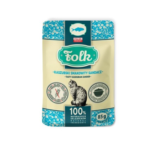Folk FOLK Kaszubski smakowity sandacz saszetka 85g