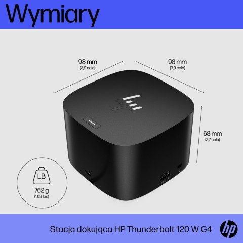 Hewlett-Packard Stacja dokujaca HP Thunderbolt Dock G4 USB-C 120W (WYPRZEDAŻ)