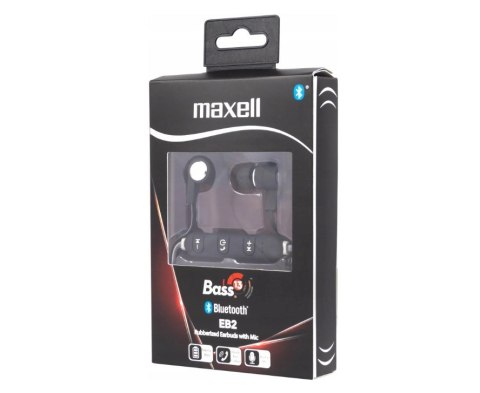 Maxell MAXELL Słuchawki Bezprzewodowe douszne Bluetooth BASS-13 BT EP BLACK