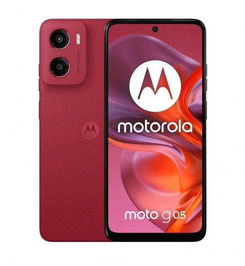 Motorola Smartfon Motorola Moto G05 4/128GB Plum Red