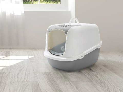 SAVIC SAVIC Nestor Jumbo Kuweta dla kota biało-szara (WYPRZEDAŻ)