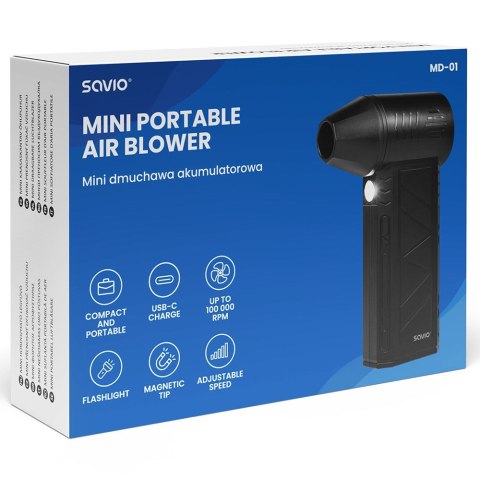 SAVIO SAVIO MINI DMUCHAWA AKUMULATOROWA MD-01